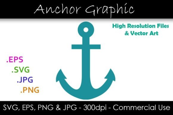 Anchor SVG - Anchor Clipart: A Versatile Graphic Asset for Designers and Creators