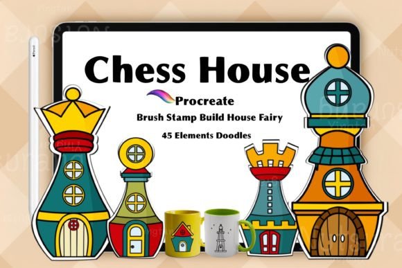 Chess House Fairy Brush Stamp Procreate: A Digital Tool for Creative Projects