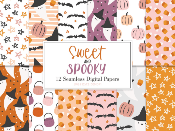 Digital Paper Pack SWEET SPOOKY