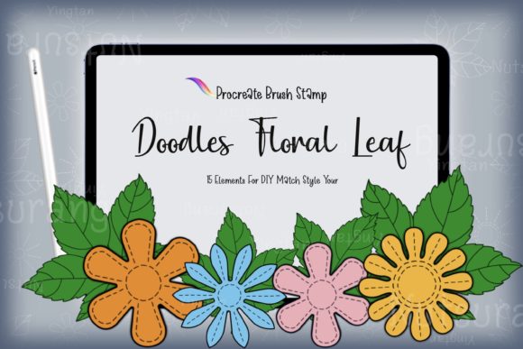 Floral Leaf Doodle Brush Stamp DIY Match: A Versatile Tool for Creative Projects