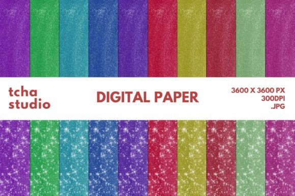 Glitter Texture Digital Papers: Enhancing Creativity and Branding Across Multiple Platforms