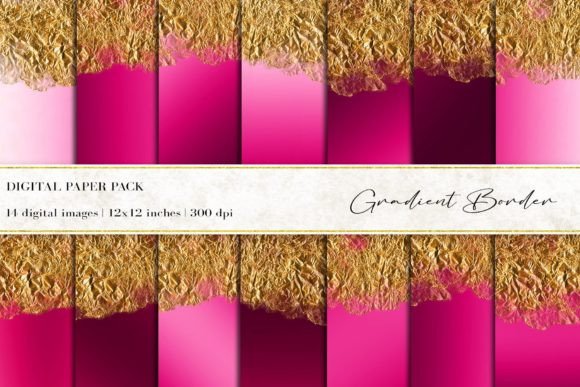 Gradient Border Digital Papers: Elevating Creativity in Modern Design