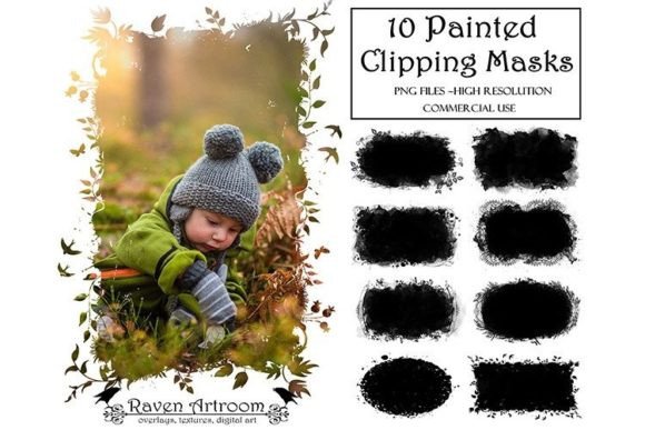 Painted Clipping Masks and Photo Frames: Enhancing Visual Creativity with Digital Art