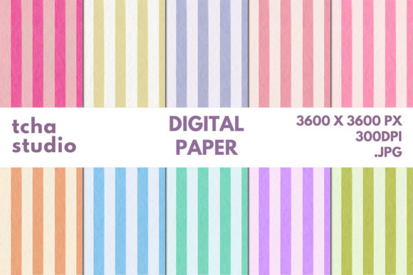 Stripe Pattern Digital Paper: A Versatile Tool for Modern Creativity and Business